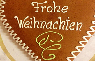 Liebevoll von Hand verzierter Ischler Lebkuchen