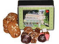 Geschenkidee aus Bad Ischl: Lebkuchendose gefllt mit Ischler Elisen-Lebkuchen