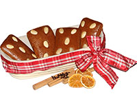 Fnfmandler: Ischler Lebkuchen mit Mandeln