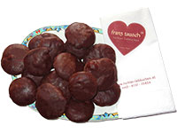 Glutenfreie Elisenbusserl  mit Schokoladen�berzug