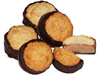 Kleine Kokoskuppeln, 5 Stk.