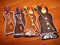 Nikolaus-Set aus Lebkuchen