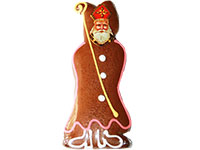 Handverzierter Lebkuchen-Nikolaus