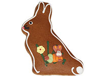 Lebkuchen-Osterhase, sitzend