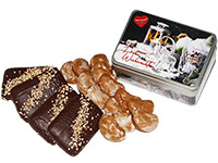 Lebkuchendose "Frohe Weihnachten"