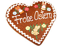 Lebkuchenherz fr Ostern