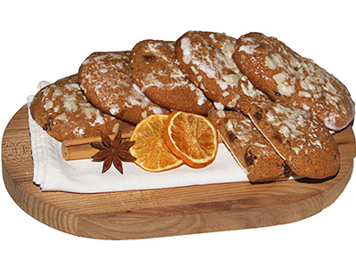 Ischler Elisen-Lebkuchen mit Fruchtstckchen