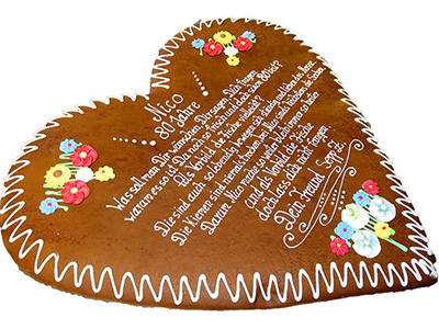 Ischler Lebkuchen - Individuelle Lebkuchenherzerl