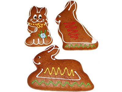 Ischler Lebkuchen-Osterhasen