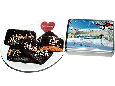 Die Geschenkidee zu Weihnachten: Lebkuchen gefllt mit kstlichem Ischler Lebkuchen