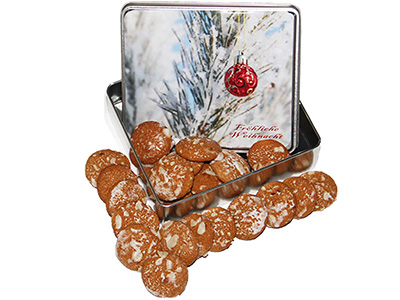 Lebkuchendose "Frohe Weihnachten"