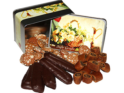 Groe Vintage-Lebkuchendose