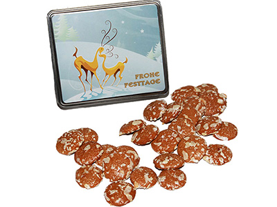 Niedliche Lebkuchendose fr Weihnachten