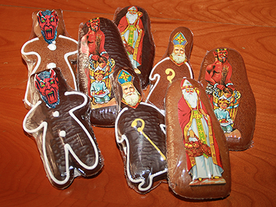 Nikolaus-Set aus Lebkuchen