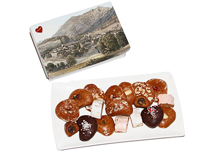 Pappschachtel "Bad Ischl" mit Ischler Lebkuchen-Allerlei