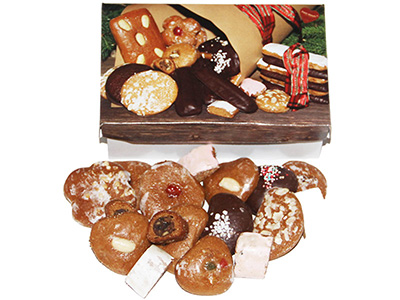 Pappschachtel "Ischler Lebkuchen" mit Ischler Lebkuchen-Allerlei